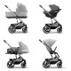 Cybex Balios S Lux Silver + Cloud G