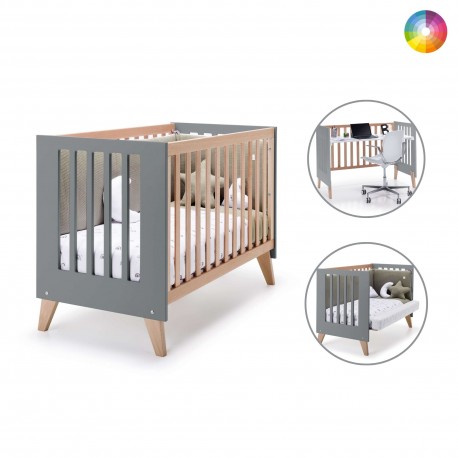 Berço Convertível Alondra Nexor 3 em 1 com Kit Co-Sleeping