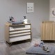 Cómoda com Muda Fraldas Ikid Trieste Walnut