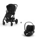 Carrinho de Bebé Cybex Balios S Lux Black e Cloud T i-Size