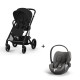 Carrinho de Bebé Cybex Balios S Lux Black e Cloud T i-Size