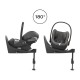 Carrinho de Bebé Cybex Balios S Lux Black e Cloud T i-Size