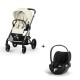 Carrinho de Bebé Cybex Balios S Lux Taupe e Cloud T i-Size