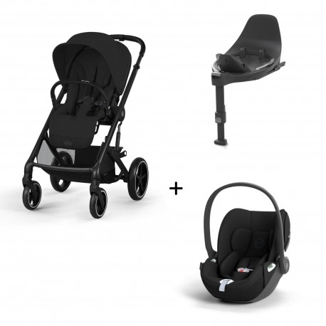 Carrinho de Bebé Cybex Balios S Lux Black, Cloud T i-Size e Base T