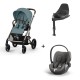 Carrinho de Bebé Cybex Balios S Lux Taupe, Cloud T i-Size e Base T