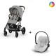 Carrinho de Bebé Cybex Balios S Lux Silver e Cloud T i-Size Plus