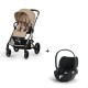 Carrinho de Bebé Cybex Balios S Lux Taupe e Cloud T i-Size Plus