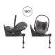 Carrinho de Bebé Cybex Balios S Lux Silver, Cloud T i-Size Plus e Base T