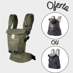 Ergobaby Adapt Soft Flex Mesh Verde Oliva c/ Oferta Forra