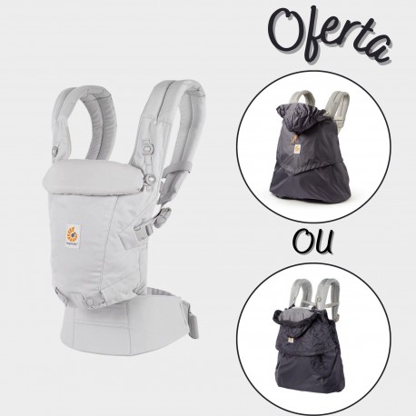 Ergobaby Adapt Soft Touch Cotton Cinza