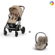 Carrinho de Bebé Cybex Balios S Lux Taupe e Cloud T i-Size Plus