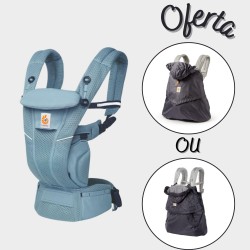 Ergobaby Omni Breeze Azul Ardósia c/ Oferta Forra