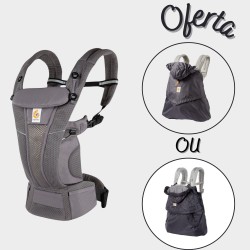 Ergobaby Omni Breeze Cinza Grafite c/ Oferta Forra