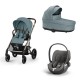 Carrinho de Bebé Cybex Balios S Lux Taupe e Cloud T i-Size