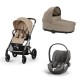 Carrinho de Bebé Cybex Balios S Lux Taupe e Cloud T i-Size