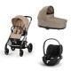 Carrinho de Bebé Cybex Balios S Lux Taupe e Cloud T i-Size