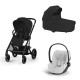 Carrinho de Bebé Cybex Balios S Lux Black e Cloud T i-Size Plus