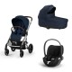 Carrinho de Bebé Cybex Balios S Lux Silver e Cloud T i-Size