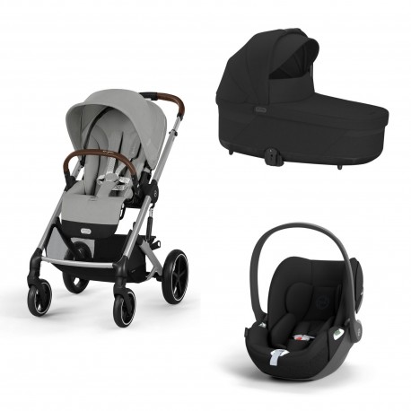 Carrinho de Bebé Cybex Balios S Lux Silver e Cloud T i-Size