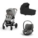 Carrinho de Bebé Cybex Balios S Lux Silver e Cloud T i-Size