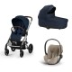 Carrinho de Bebé Cybex Balios S Lux Silver e Cloud T i-Size Plus