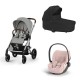 Carrinho de Bebé Cybex Balios S Lux Silver e Cloud T i-Size Plus