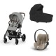 Carrinho de Bebé Cybex Balios S Lux Silver e Cloud T i-Size Plus