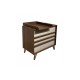 Cómoda com Muda Fraldas Ikid Trieste Walnut