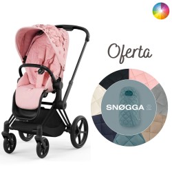 Cybex Priam Simply Flowers com Oferta Saco Térmico Snøgga