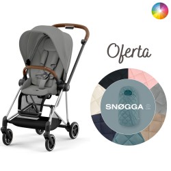 Cybex Mios Chrome Brown com Oferta Saco Térmico Snøgga