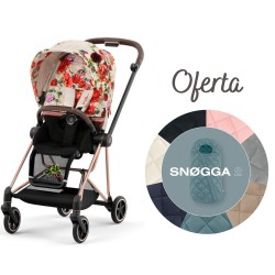 Cybex Mios Spring Blossom Light com Oferta Saco Térmico Snøgga