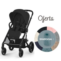 Carrinho de Bebé Cybex Balios S Lux Black com Oferta Saco Térmico Snøgga