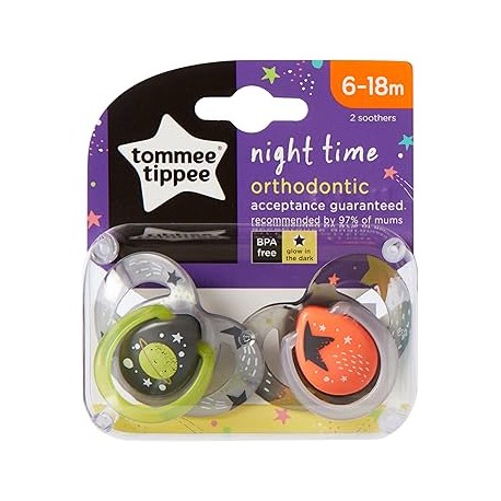 Chupeta Night Time 6-18 meses Tommee Tippee